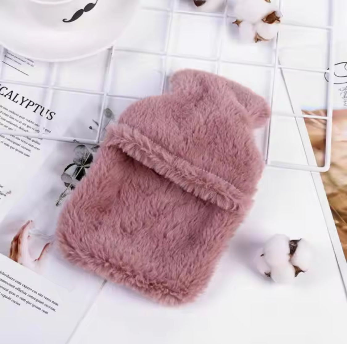 Rabbit Plush Warm Water Bag, Pain Relief Therapy Hand Warmer, Soft Rabbit Cozy Hot Water Bottle Cover Rabbit Plush Warm Water Bag, Pain Relief Therapy Hand Warmer, Soft Rabbit Cozy Hot Water Bottle Cover